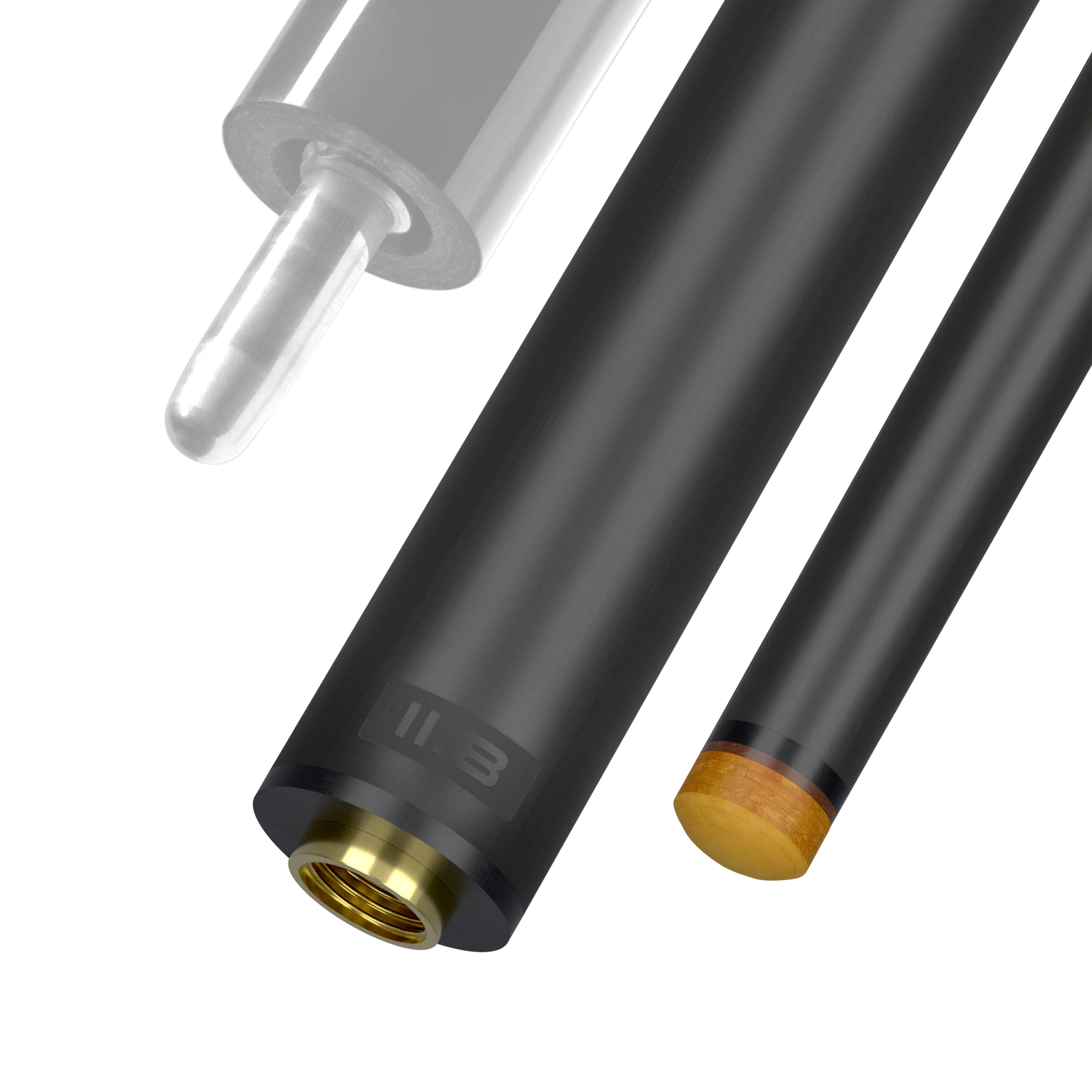 11.8 mm Uni-Loc Joint Black Vault Plate REVO Carbon Fiber Pool Shaft