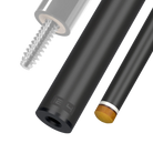 12.4 mm 3/8x10 Joint White Vault Plate REVO Carbon Fiber Pool Shaft