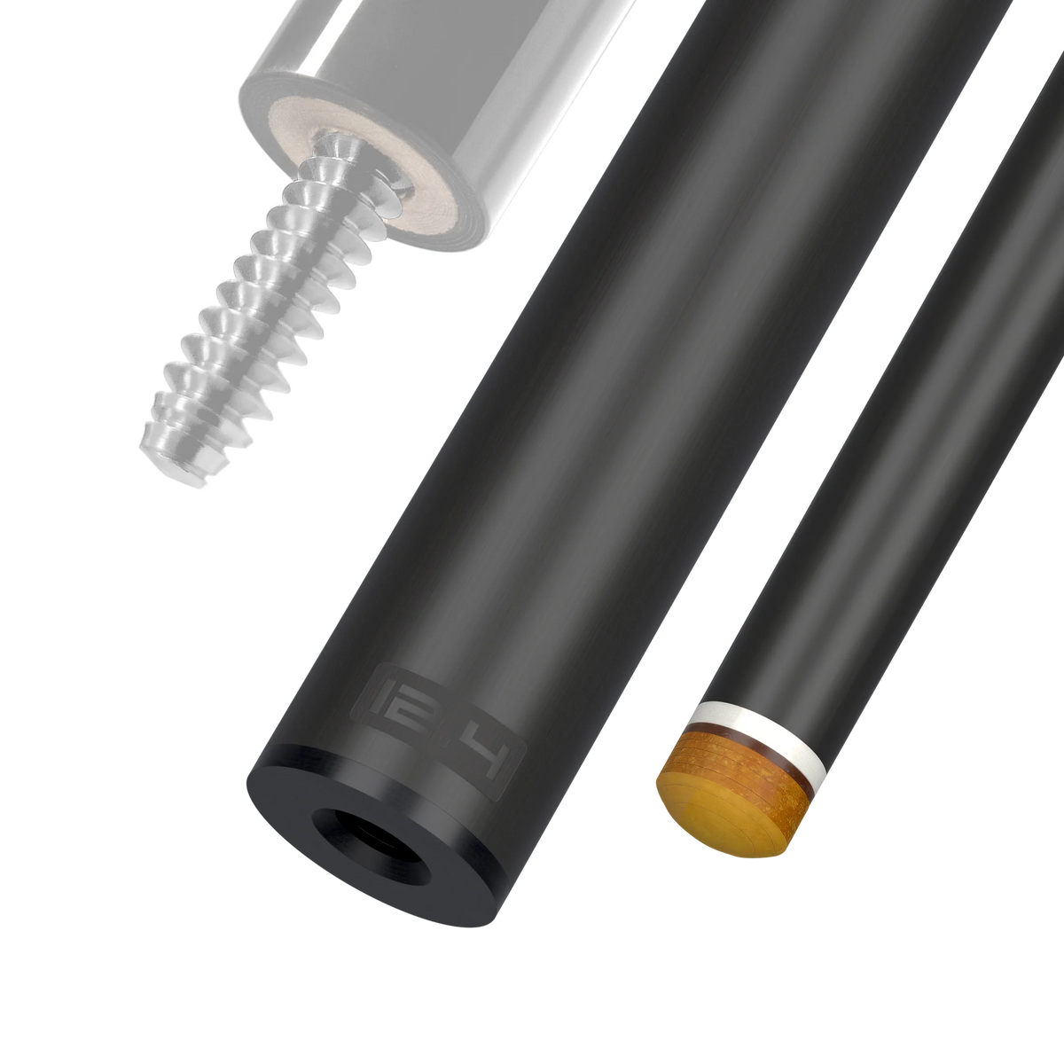 12.4 mm 3/8x10 Joint White Vault Plate REVO Carbon Fiber Pool Shaft