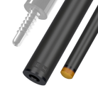 12.4 mm Radial Joint Black Vault Plate REVO Carbon Fiber Pool Shaft