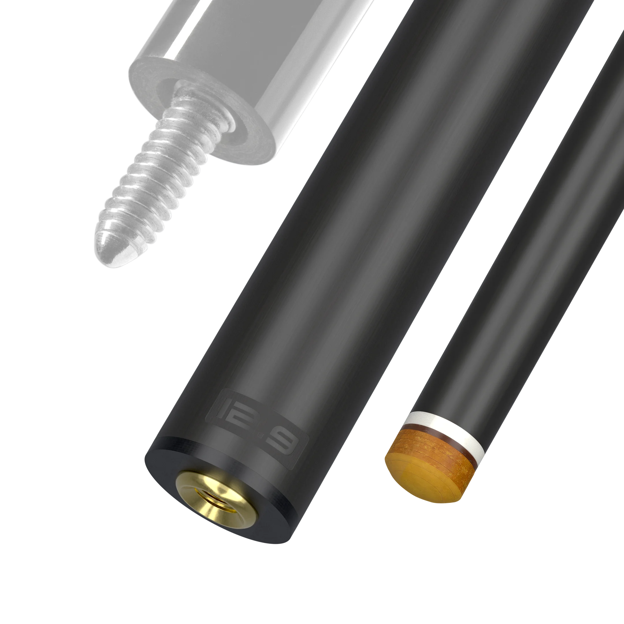 12.9 mm 5/16x14 Joint White Vault Plate REVO Carbon Fiber Pool Shaft