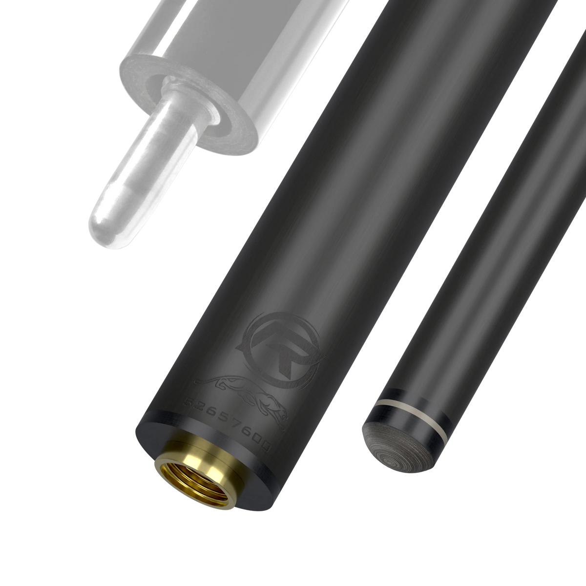 Grey Vault Plate REVO BKR Carbon Fiber Pool Shaft